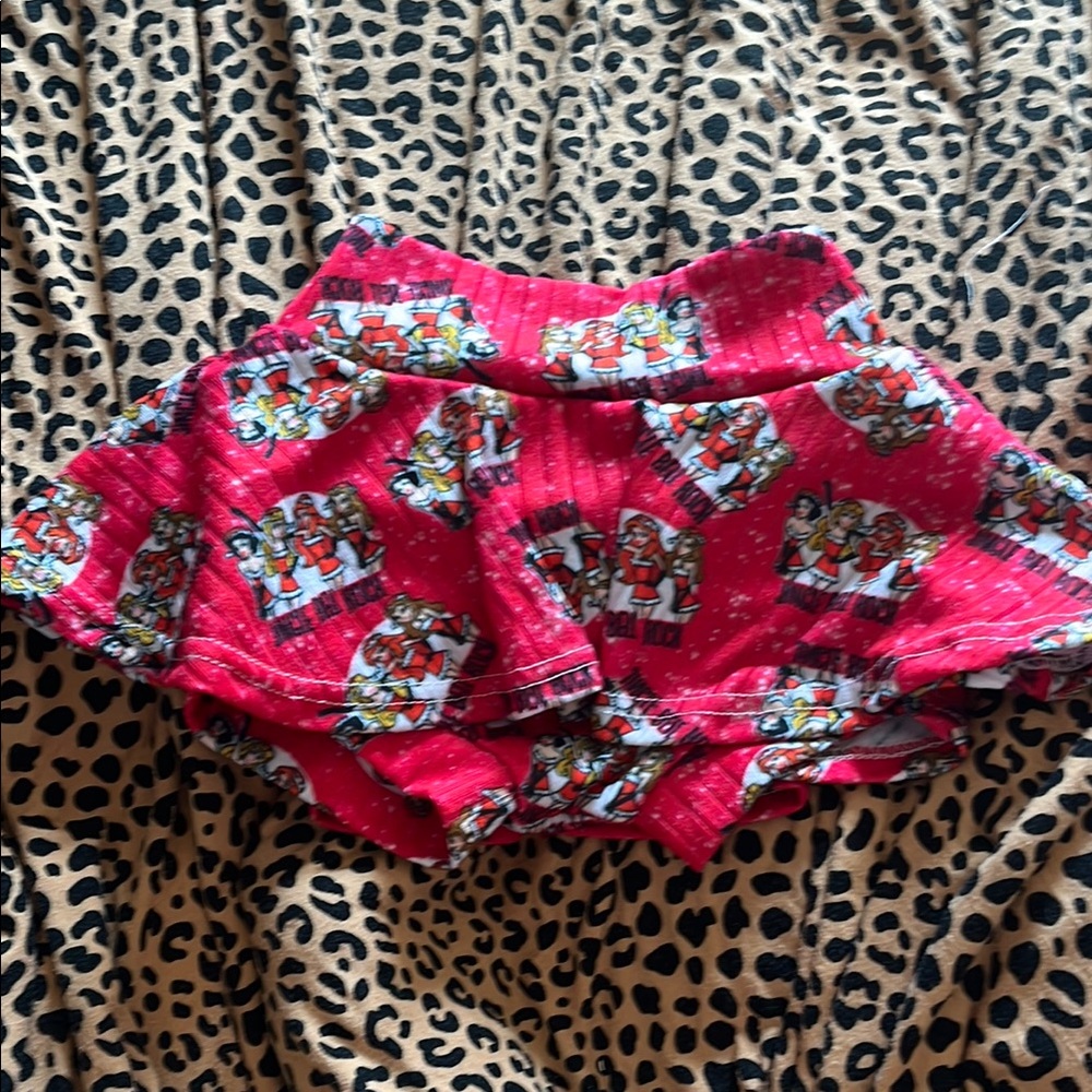 B34 Small Shop Skirted Bummies w/ Mean Girls “Jingle Bell Rock” Print